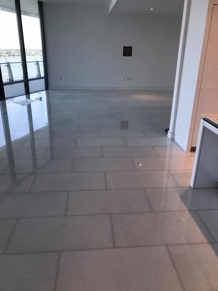 Marble floor restoration