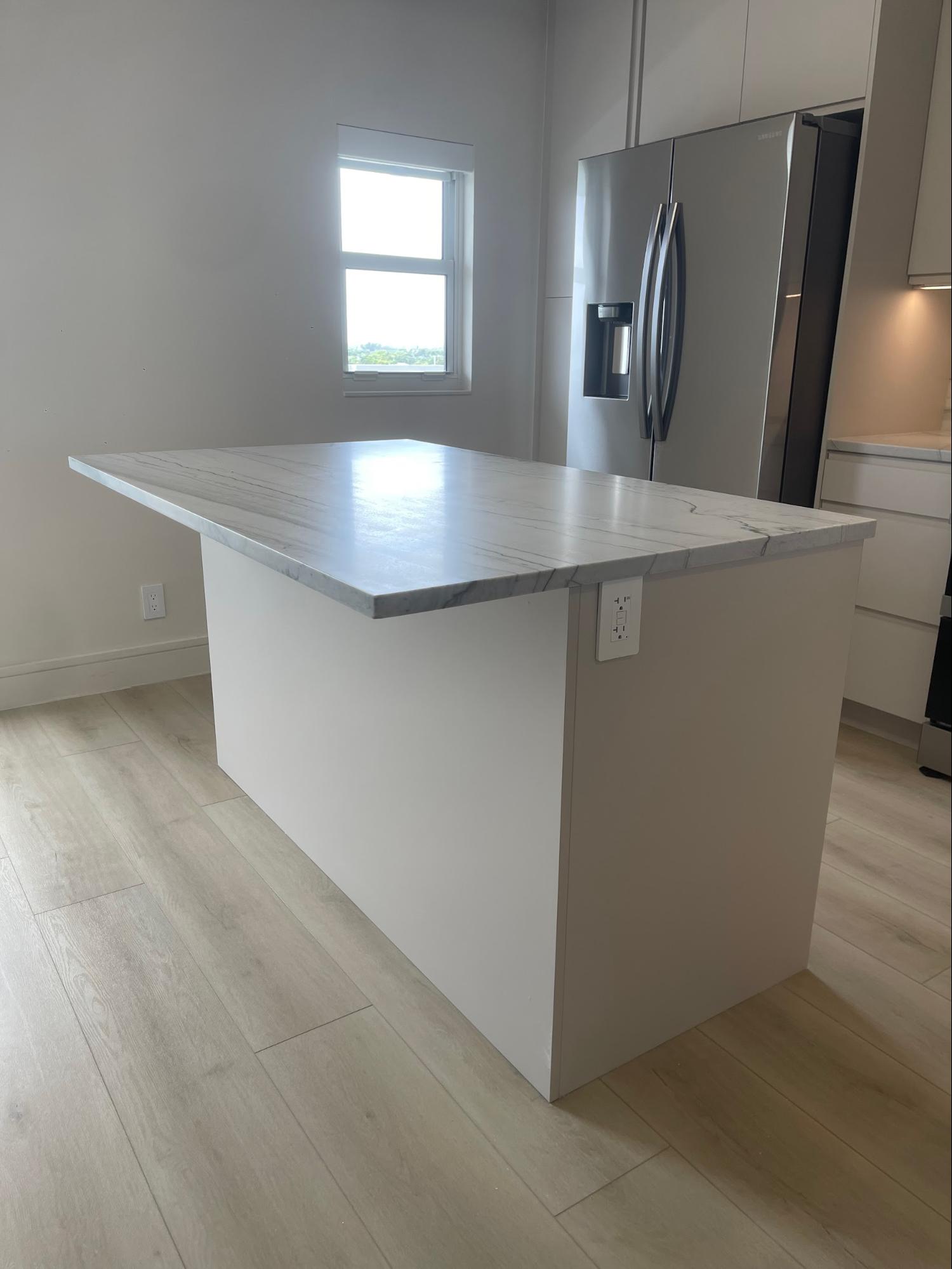 Kitchen countertop polishing